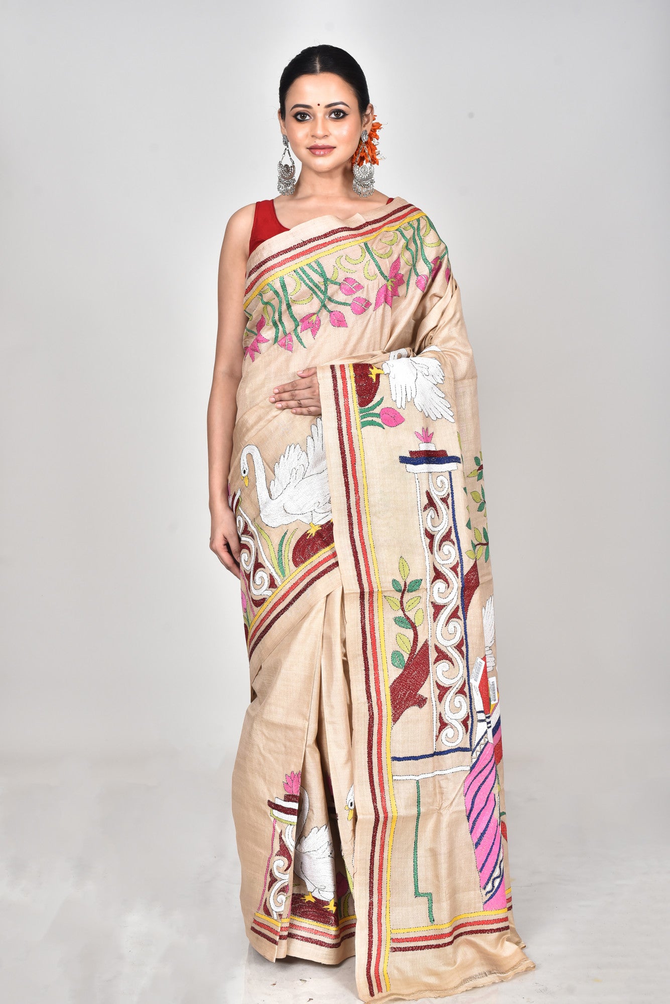 GACHI SILK KANTHA SAREE