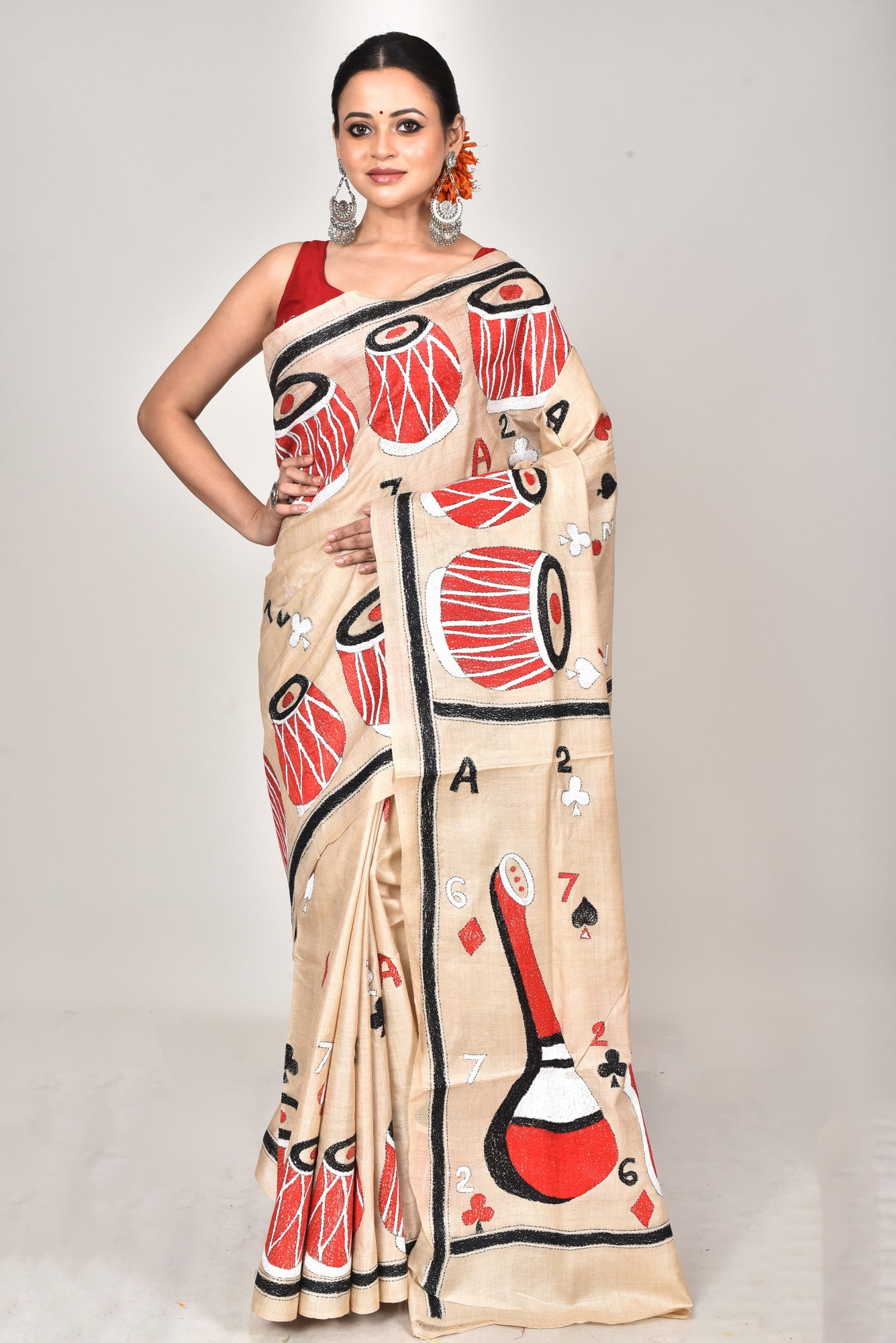 GACHI SILK KANTHA SAREE