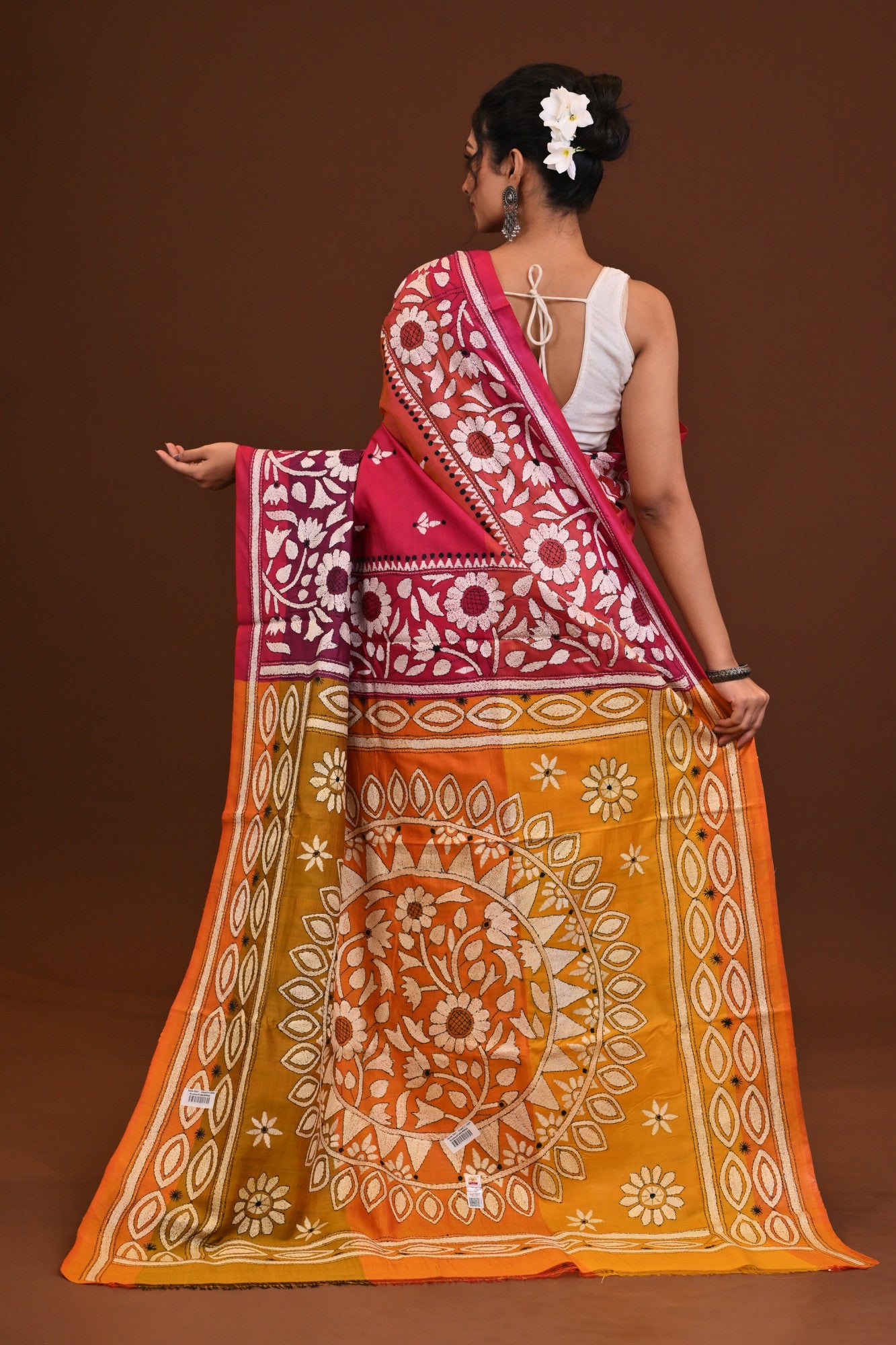 Gachi Silk Kantha Saree Thumbnail