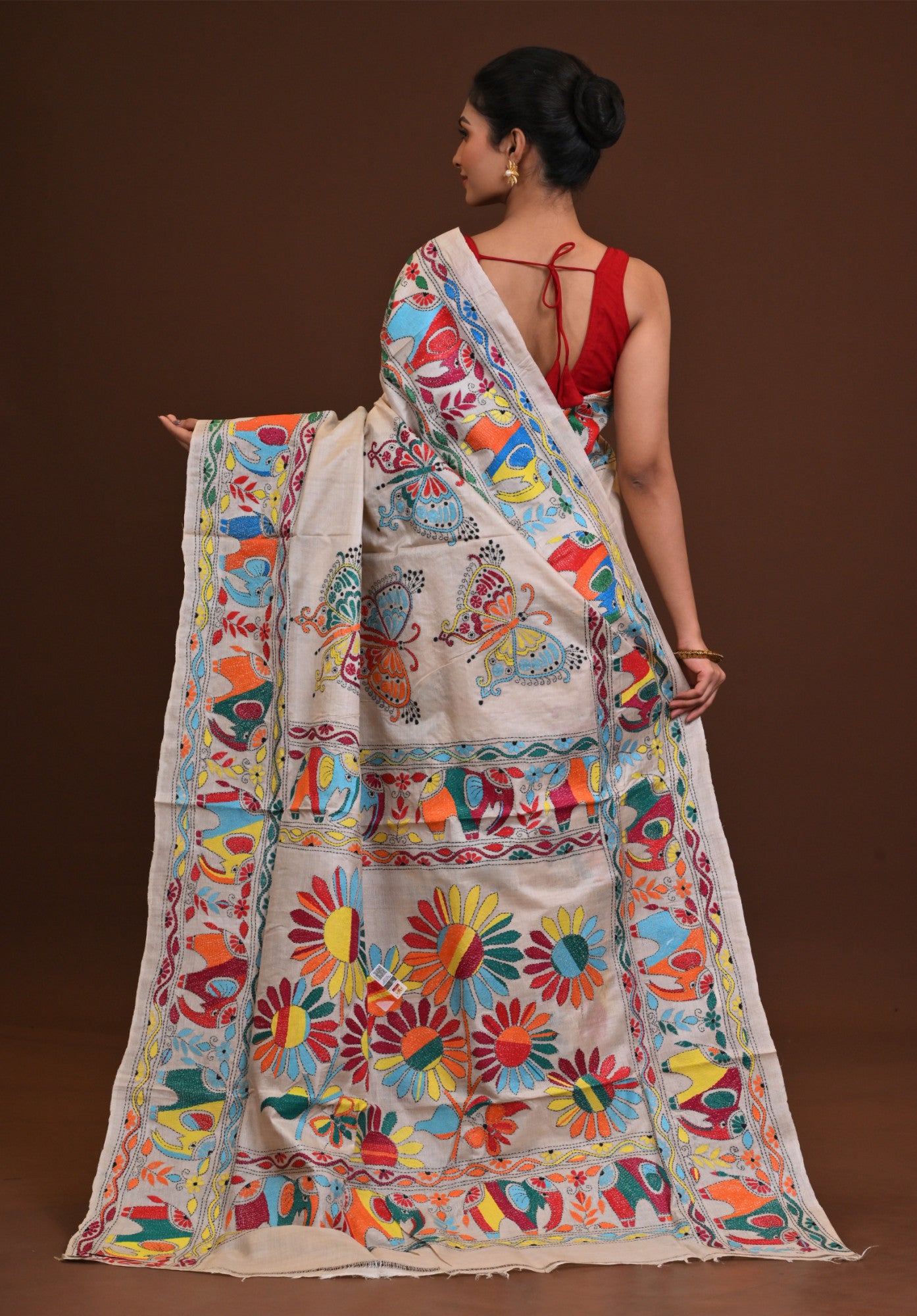 Gachi By Gachi Silk Kantha Saree