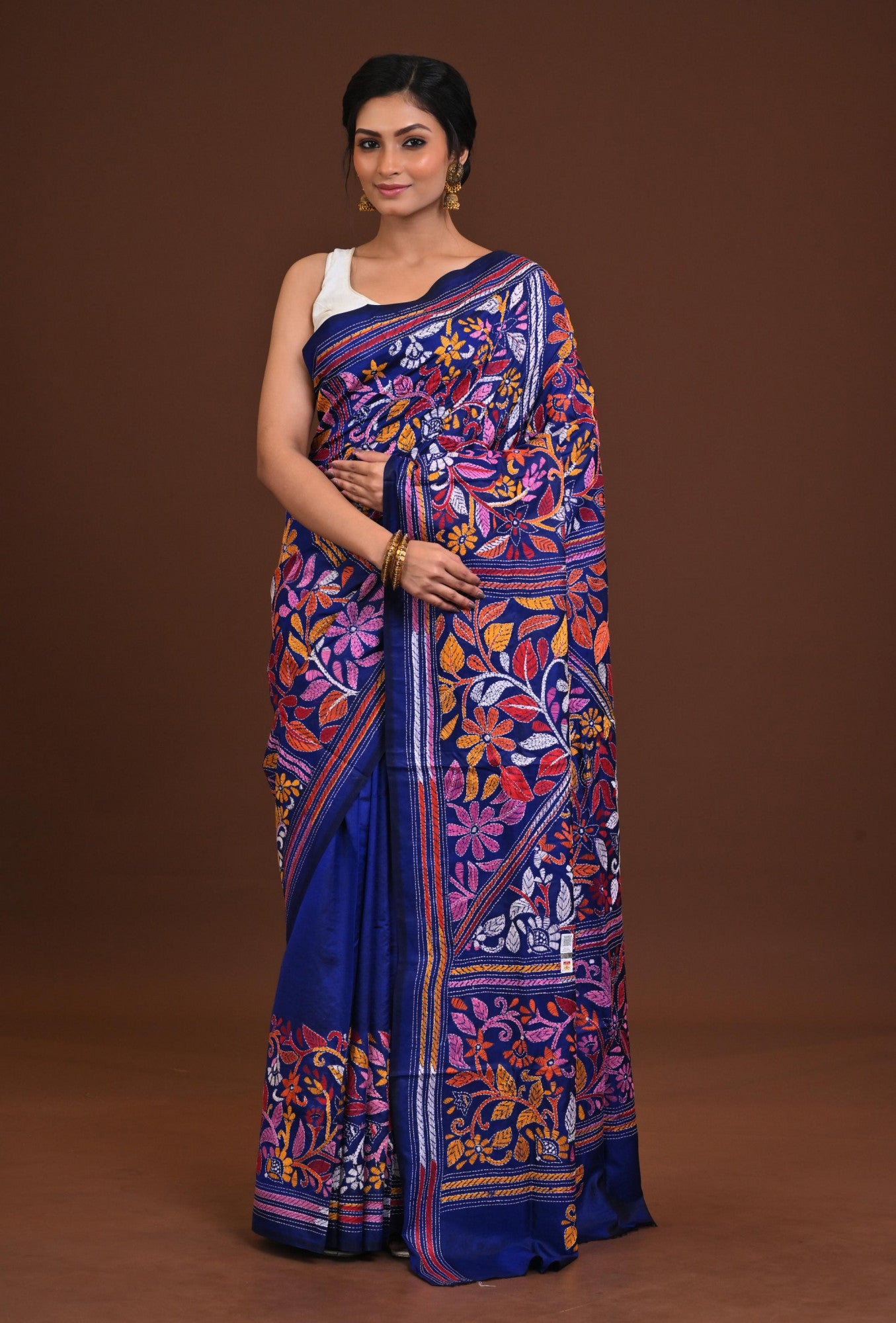Pure Silk Kantha Saree