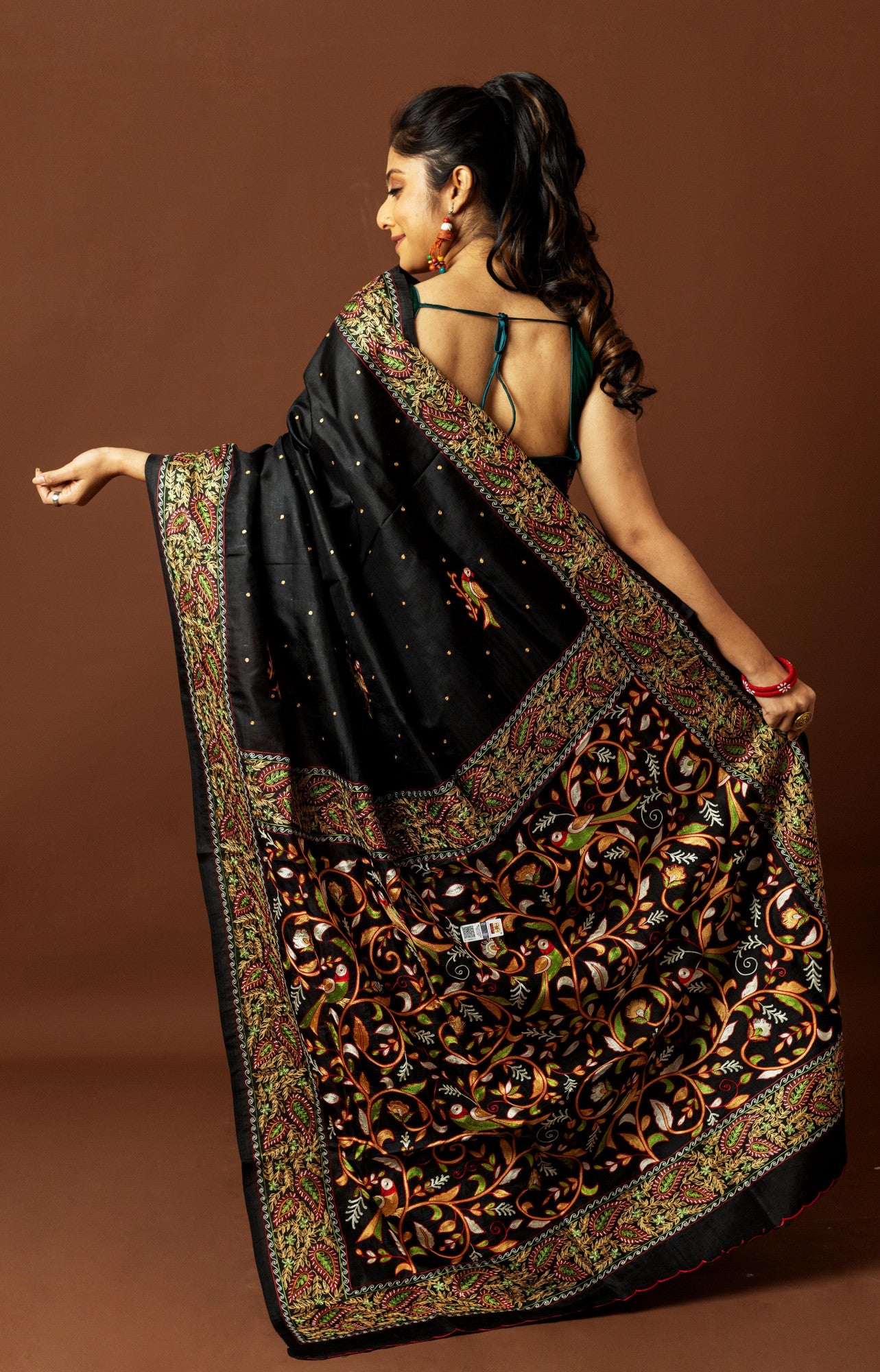 GACHI SILK KANTHA SAREE