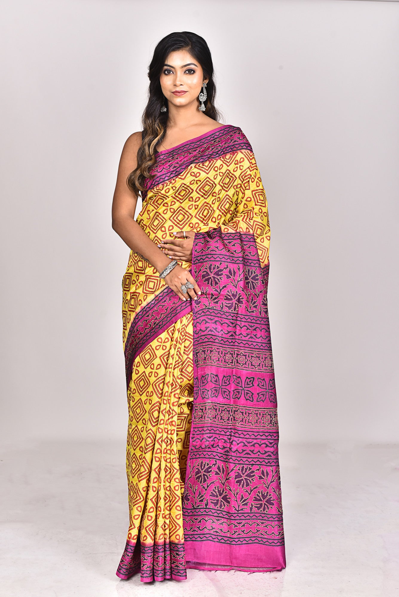 Bulian Stitch Saree